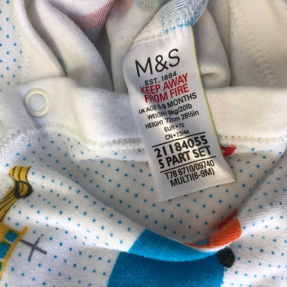 3/$10🌿 M&S Vehicles Baby Bodysuit (2) - Picture 5 of 6